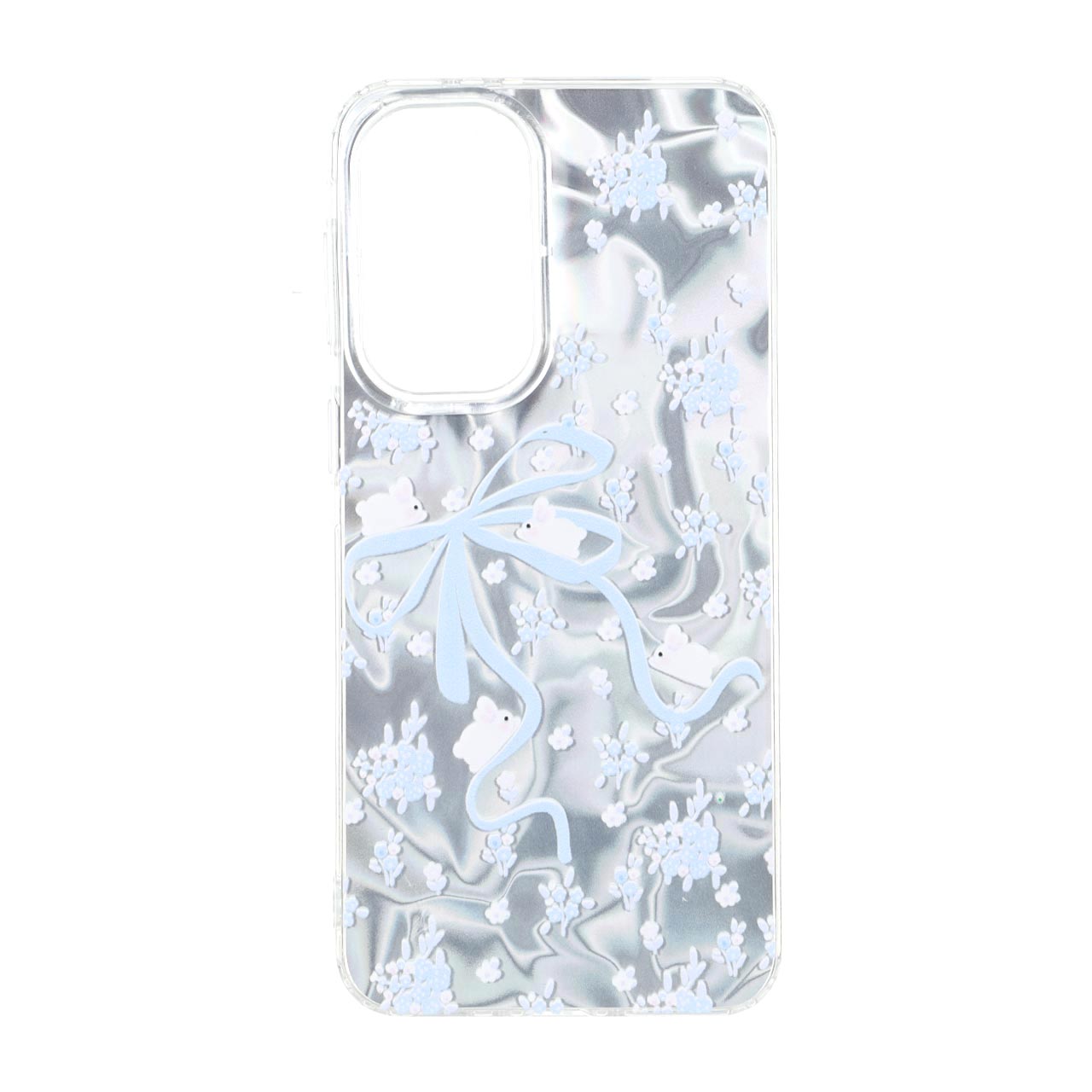 قاب Silver Cloud دور ژله ای طرح دار Samsung Galaxy A37 - کد 283